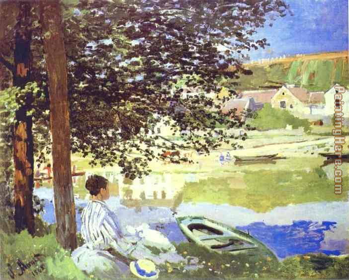 The River Bennecourt painting - Claude Monet The River Bennecourt art painting